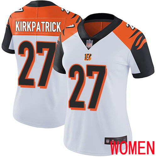 Cincinnati Bengals Limited White Women Dre Kirkpatrick Road Jersey NFL Footballl #27 Vapor Untouchable